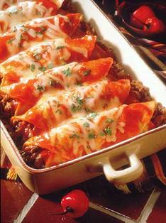 Rindfleisch beef enchiladas